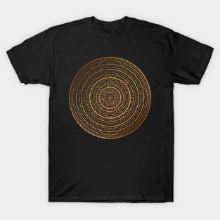 Gold mandala T-Shirt